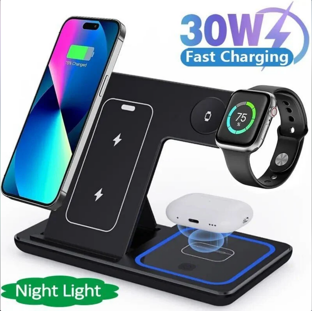 TrioCharge™ 3-in-1 Wireless Charging Dock