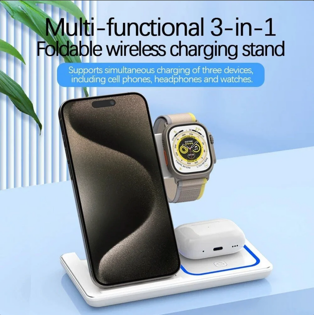 TrioCharge™ 3-in-1 Wireless Charging Dock